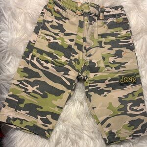 Jeep Kids' Camouflage Cargo Shorts